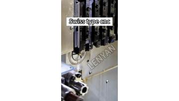 Swiss type machine