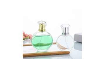 50ml 100ml Transparent Flat Square Threaded Neck Fragrance Bottle Glass Perfume Bottle1