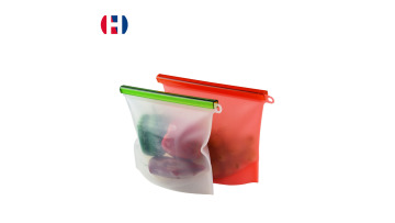 Fresh Sealed Reusable Food Grade Silicone Food Storage Sandwich Bag HOZ Kitchenware1
