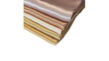 Hot Selling 100 polyester Satin And Glossy Silk Upholstery Fabrics Champagne White Gold Satin Fabric for Wedding Dress1