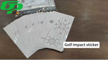 golf impact sticker
