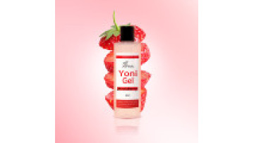 100% Natural Feminine Yoni Wash Gel with Strawberry Scent: pH Balanced & Odor Eliminating Intimate Vaginal Wash1