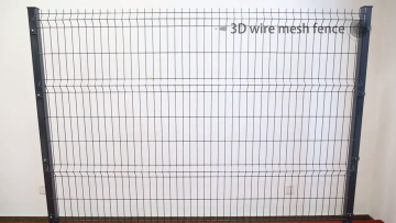 Easily Assembled Galvanize Welded Wire Mesh Panels Trellis 3D Fence Panel1