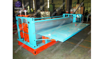 Transverse thin barrel currugation machine