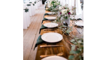 Factory Direct Commercial Furniture Rectangle Shape Nature Wood Wedding Outdoor Hotel Banquet Wooden  Folding Table1