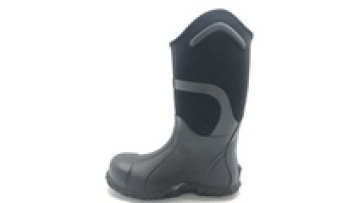 Men's Neoprene Rubber Waterproof Western Work Boots With Composite Toe1