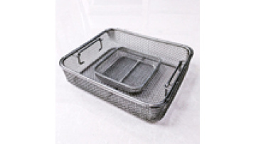 Customized Stainless Steel Medical Disinfectant Wire Mesh Basket with Handle1