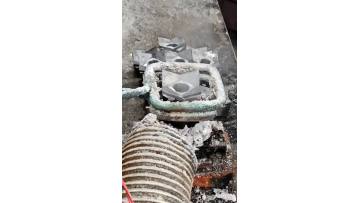 HF welding begining mulcher teeth