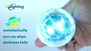 festive decoration light night solar crack lamp hanging glass ball solar led festival light outdoor lighting decoration home1