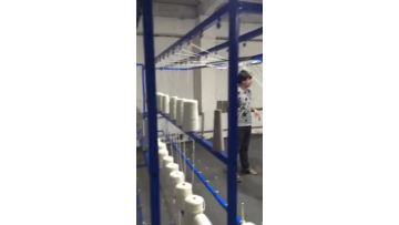 Colorful yarn dyeing machine.mp4