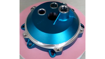 Aluminum die casting High Precision Machining parts back plate-blue version