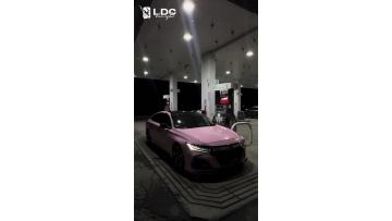 Glossy Sakura Pink Car Wrap