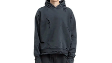 Vintage Acid Washed Custom your own Logo Blank sun fader distressed Hoodie Oversized  Pocket1