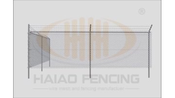 Transformer fence hot dipped galvanized chain link fence1