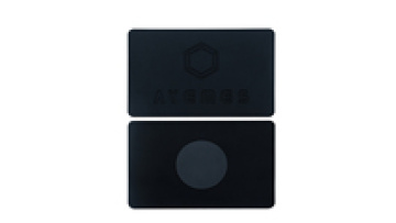 Custom Engraved Stainless Steel NFC Metal Card with Black Finish1