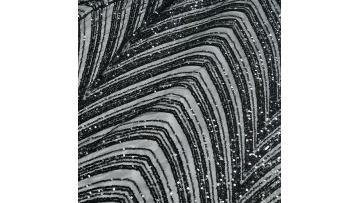 african wed stretch nylon tulle net embroidery fabric sequin lace fabric embroidery black sequin fabric1