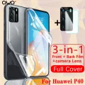 Full Cover Hydrogel Film For Huawei P40 P20 P30 Lite Screen Protector For Huawei P20 P30 P40 Pro Camera Lens Glass Film