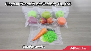High Quality Meat Frozen Food Vacuum 7 Layer Co-Extruded Nylon Plastic High Quality Transparent Three Side Sealed Food Vacuum Packaging Bag1