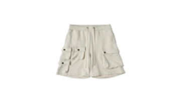 High Quality Mens Zipper Pocket Polyester Cargo Shorts Multi Pocket Shorts1