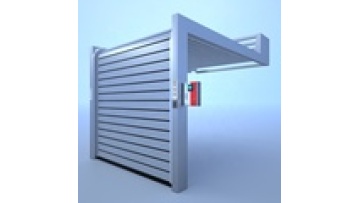 New Imported Insulation Industry Turbo Hard Fast Door Aluminum Spiral High Speed Door1