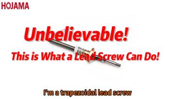 Wide Application of Lead Screw