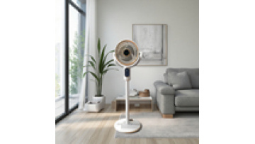 3 Gears 220v 45w 50hz Plastic Digital Remote DC Electric Standing Fan Strong Wind Rotatable Tower&Pedestal Remote Control CE OEM1