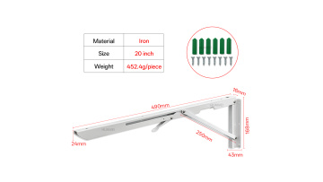 Triangular folding support-K