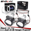 Bi-xenon HID Projector Full Kit For Audi A4 B6 8E 01-04 Halogen Xenon Headlight Lenses 2.5 WST 8.0 Lens Car Accessories Retrofit