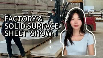 Product Display - solid surface sheet