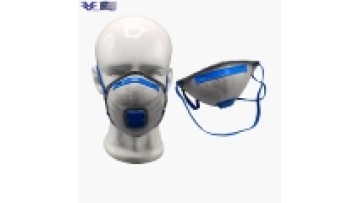 Disposable CE  dust mask cup shape CE FFP2 active carbon face mask1