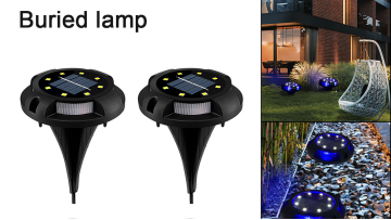Manufacturer Amazon Ebay Hot Selling Wholesale LED Driveway Solar Road Stud Buried Pathway Garden Lawn Light1