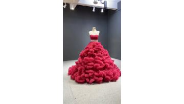 Boho Wedding Dress Chiffon Lace Bridal Wedding Gown Wd158