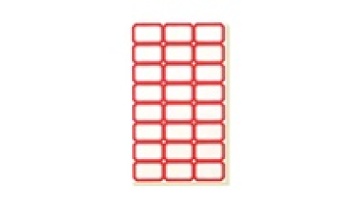Writable Paper Self Adhesive Name Sticker School Label for student exercise books stationery items wholesale1