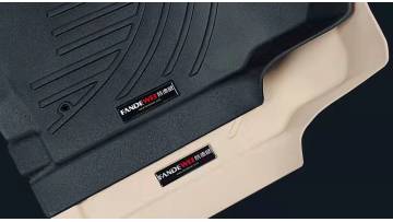 All weather custom fit 3D TPV rubber trunk mat