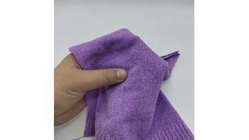 poly chenille with silver