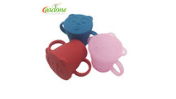 folding silicone cup Silicone Baby Water Cup1