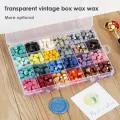 Retro Fire Painting Sealing Wax Pills Grain Wax Seal Beads vintage sealing wax tablet pill beads granule/grain/strip sticks