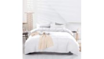 Factory Supplier 100% Bamboo Bed Sheet Set Soft Duvet Cover With Fitted Sheet Pillowcase1