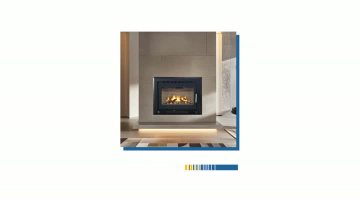 Built-In Wood Burning Fireplace