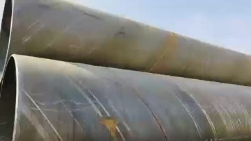 Threaded welded pipe