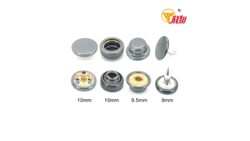 505# Flanged Brass Snap Fastener with Rivet