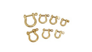 REWIN Solid Brass Carabiner D-Bow Shackle Keyring for Bag Accessories1