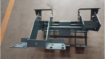 metal mounting brackets on passenger car-3