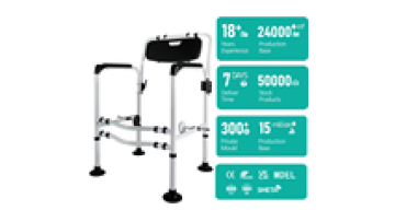 Aluminum Alloy Toilet Handle & Armrests Elderly Bathroom Safety Equipment with Easy Installation No Drilling Required1