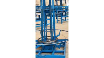 wire straightening and cutting machine.