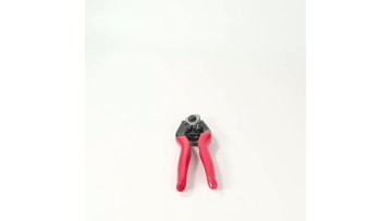 Red stamped wire rope cutter
