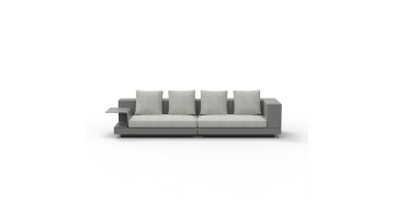 Executive Meeting & Lounge Sofas Leather - Upholstered Boardroom Sofas, Ergonomic Managerial Loveseats, Modular Reception Area Couches, Stain - Resistant Fabric Two - Seater