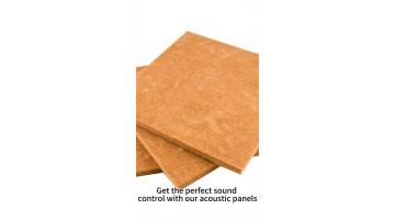 Get the perfect soundcontrol with our polyester acoustic panels