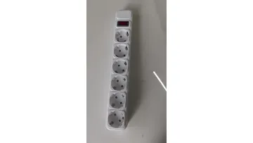 6 Way Socket White 16A 3.5kw with Surge Protect1