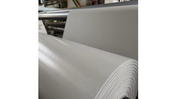 Livite 0.5mm gray matte PVC coated fabric for swimming pool materials is in production.